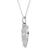 Necklace > 18" > Heart > Diamond > 1/10 CTW