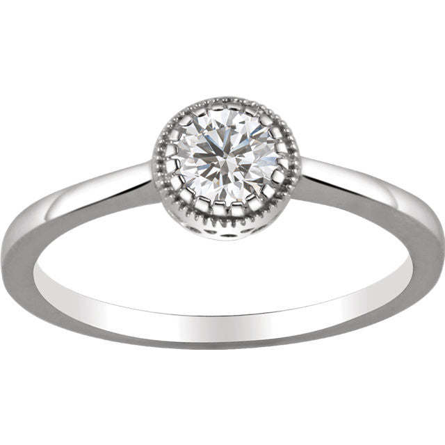 Ring > Birthstone > "April" > Sapphire > White
