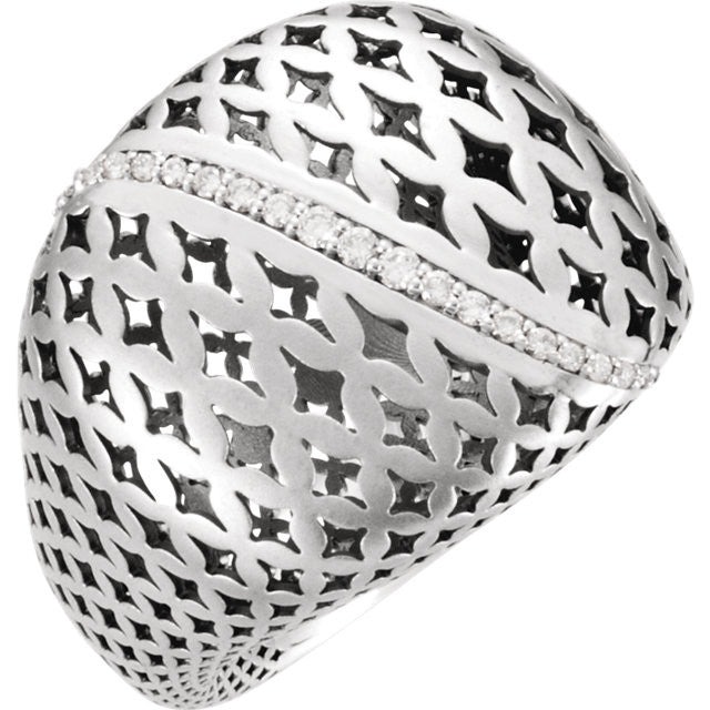 Ring > Pierced-Styled > Diamond > 1/6 CTW