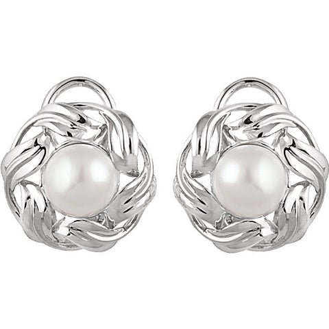 Earrings > Pearl > Cultured > Freshwater > 8mm