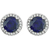Earrings > Diamond > CTW > 1/Amethyst & 1
