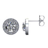 Earrings > Halo-Styled > Diamond > 1/2 CTW > 2