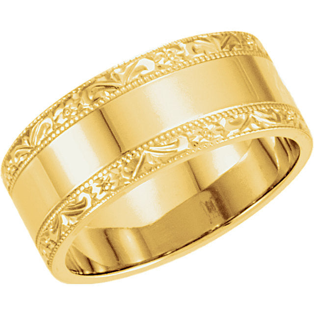 Band > Engraved > Hand > 8.5mm