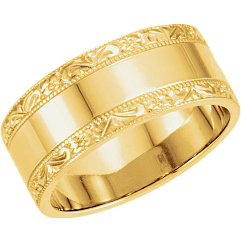 Band > Engraved > Hand > 8.5mm