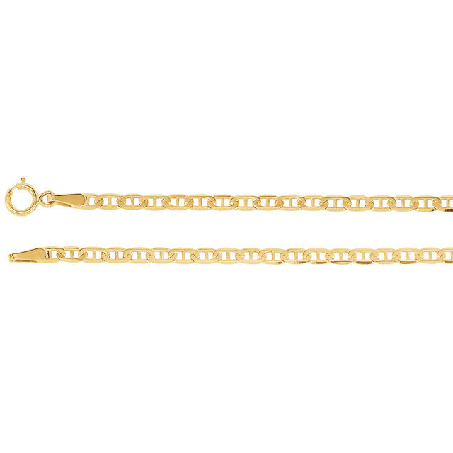 Chain > 24" > Anchor > 2.25mm