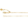 Chain > 22" > Snake > Adjustable > .8mm
