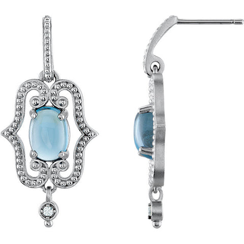 Earrings > Dangle > Design > Granulated