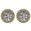 Earrings > Halo-Styled > Diamond > 1/2 CTW > 2