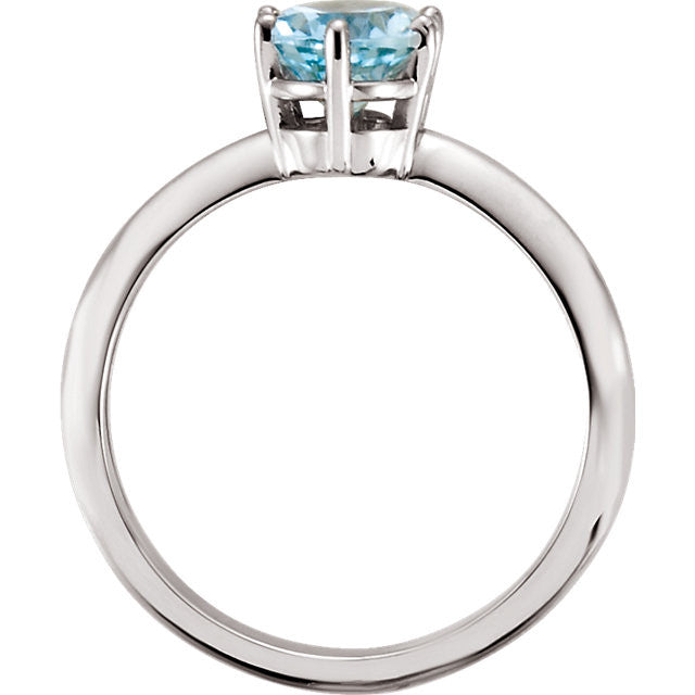 Ring > Aquamarine > Genuine