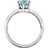 Ring > Aquamarine > Genuine