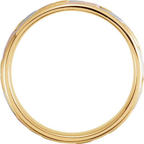 Band > Hand-Woven > Tri-Color > 14kt