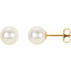 Earrings > Pearl > Cultured > Akoya > White > 6mm