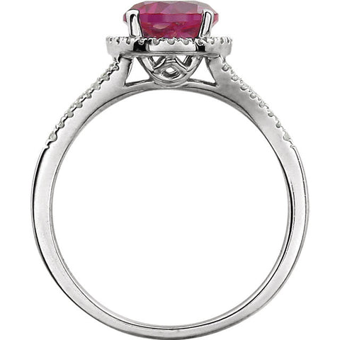 Ring > Diamond > CTW > 1/Ruby & 1 > Created