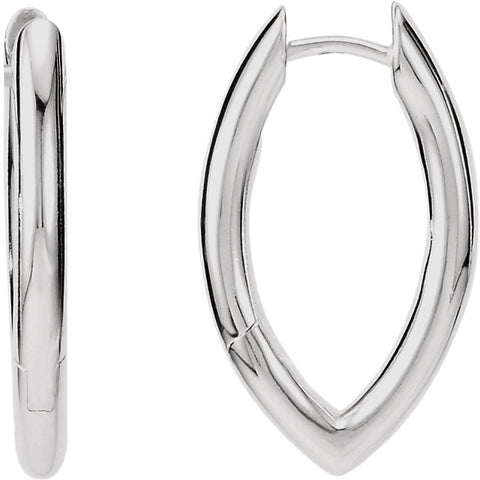 Earrings > Hinged > Tube > Round