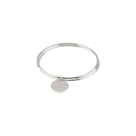 Charm > Circle > with > Bracelet > Bangle > Triple