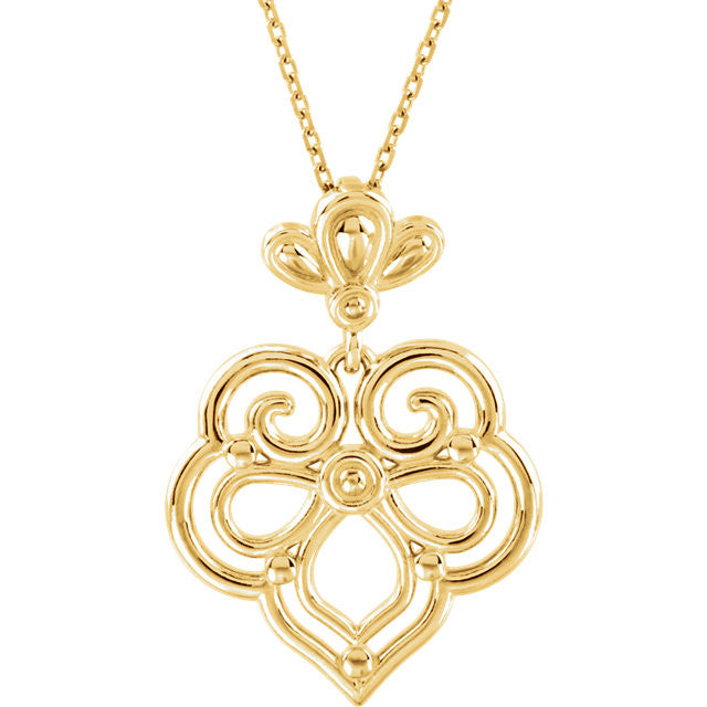 Necklace > 18" > Dangle > Decorative