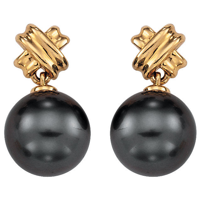 Earrings > Pearl > Cultured > Tahitian