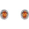 Earrings > Diamond > CTW > 1/Citrine & 1