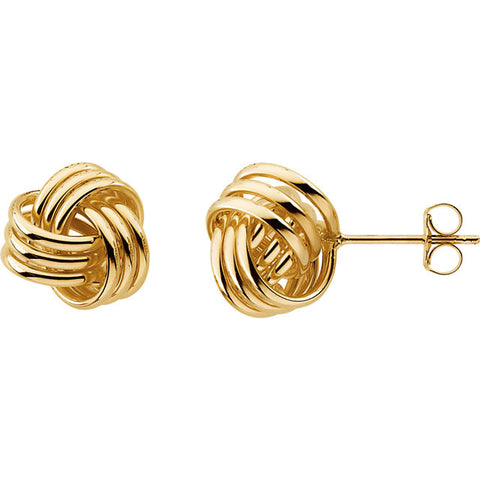 Earrings > Knot > 10.5mm