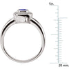 Ring > Sapphire & Diamond > Blue > Genuine