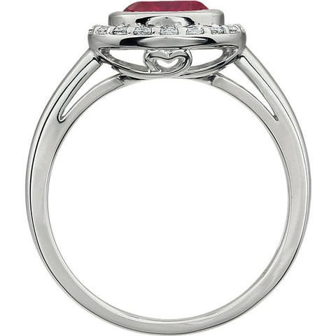 Ring > Zirconia > Cubic > Red