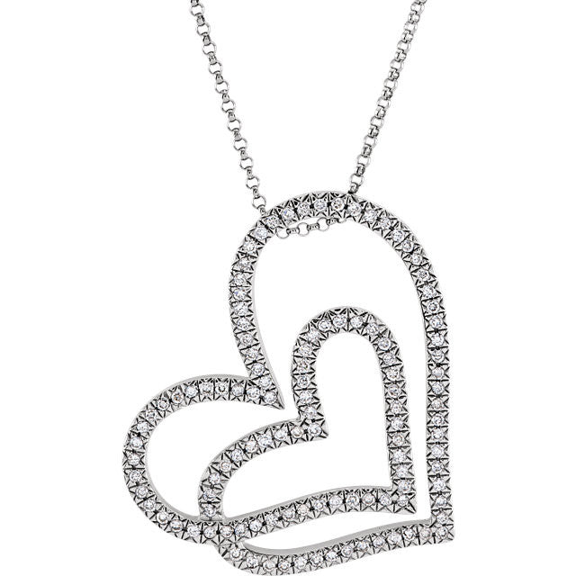 Necklace > Diamond > tw > CT > 1/2