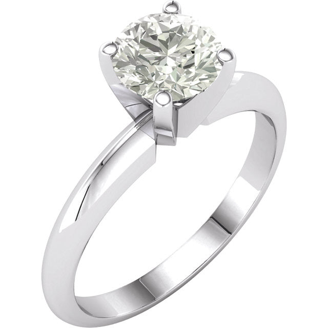 Ring > Moissanite > Created > Round > 8mm