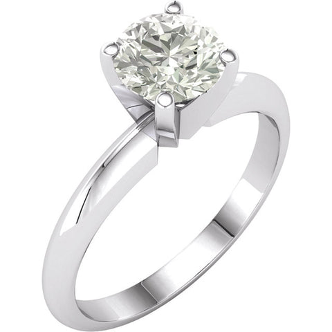 Ring > Moissanite > Created > Round > 8mm