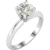 Ring > Moissanite > Created > Round > 8mm