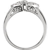Ring > Design > Heart > Double > Diamond > .05 CTW