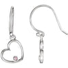Earrings > Heart > Diamond > .03 CTW