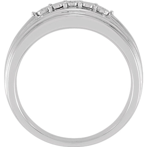 Band > Men's > Illusion > Diamond > .015 CTW