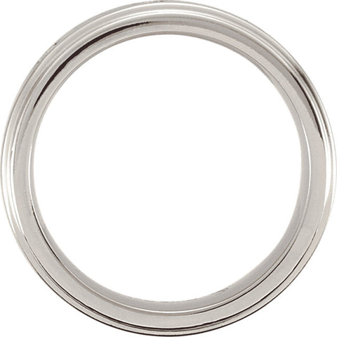 .5 > Band > Ridged > Finish > Satin > Diamond > .10 CTW > 8mm