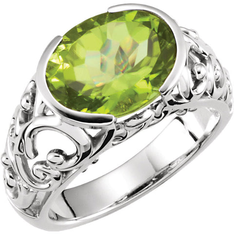 Ring > Peridot > Genuine