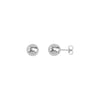 > Earrings > Stud > Ball > Finish > Bright
