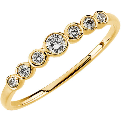 Band > Anniversary > Diamond > 1/5 CTW.*Multiple Diamond Cuts and Weights available*