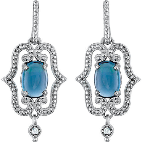 Earrings > Dangle > Design > Granulated