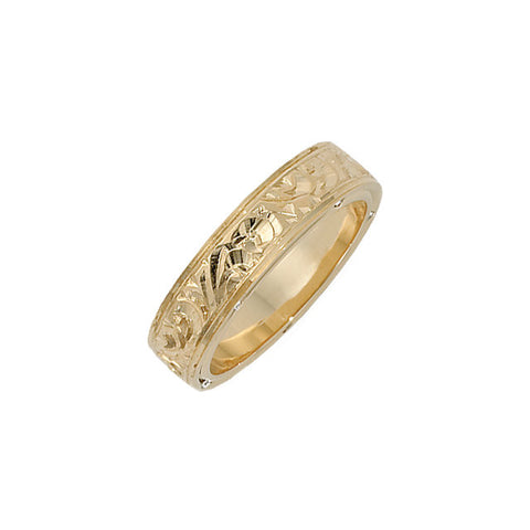 Band > Diamond > 5mm > Hand-Engraved