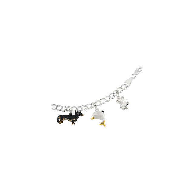 Bracelet > 7" > Charm > Paralleo > Hollow > 5.5mm