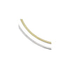 Chain > 16" > Omega > Reversible > Two-Tone > 6mm > White > 14kt > Or > Yellow > 14kt