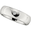 Bezel > Steel > with > Band > Diamond > CT > .05