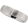Finish > Satin > with > Band > Domed > Slightly > 6mm