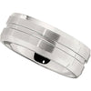 Finish & Grooves > Satin > with > Band > 8mm