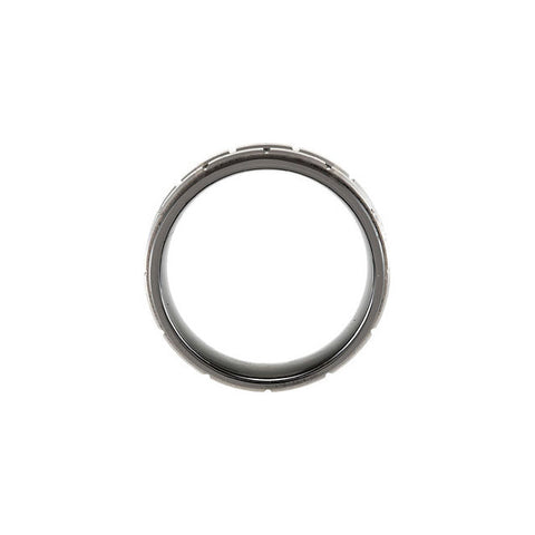 Inlay > Tungsten > with > Band > Couture > Ceramic > Black > 8.0mm