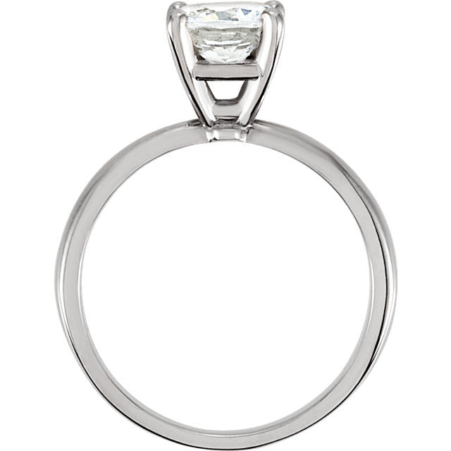 Ring > Engagement > Zirconia > Cubic > Square > Antique > 5x5mm