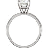 Ring > Engagement > Zirconia > Cubic > Square > Antique > 5x5mm