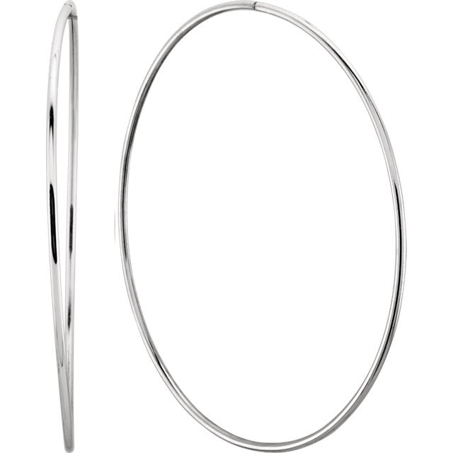 Earrings > Tube > Hoop > Endless > 60mm