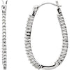Earrings > Hoop > Inside/Outside > Diamond > CTW > 1 > Whie > 14kt