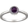 Ring > Birthstone > "April" > Sapphire > White