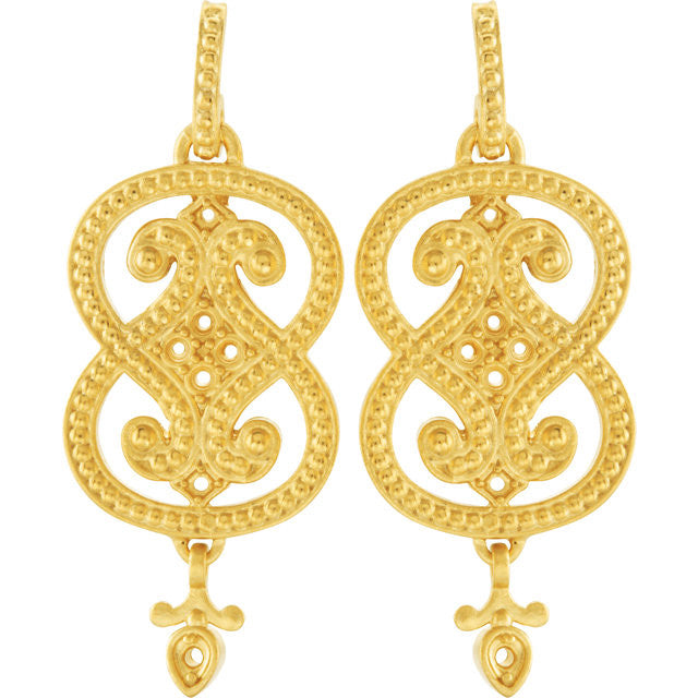 Earrings > Dangle > Design > Granulated